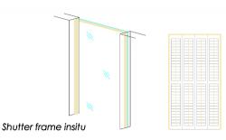 Shutters on French Doors